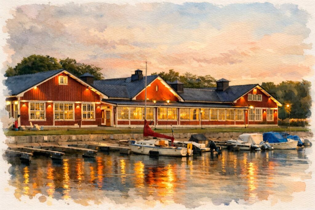 We are getting married at Reveljen, an area near Nya Varvet which is in close proximity to the water, surrounded by greenery and nice nature.